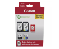 Canon Zestaw 2 tuszów PG-575 + CL-576 + papier foto 50 szt - 1227049 - zdjęcie 1